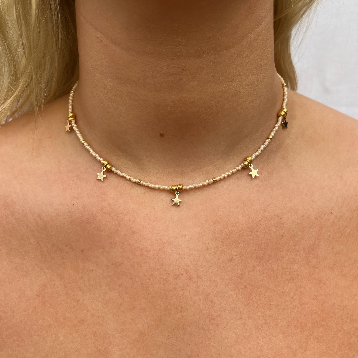 Celeste Necklace - Oatmeal