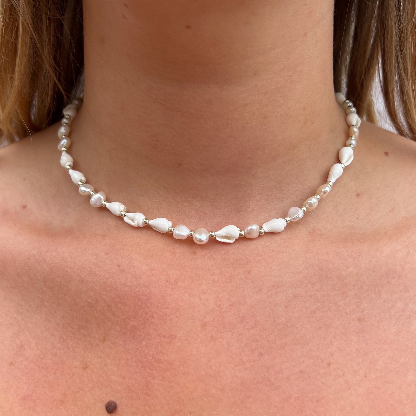 Shelly Necklace - Silver