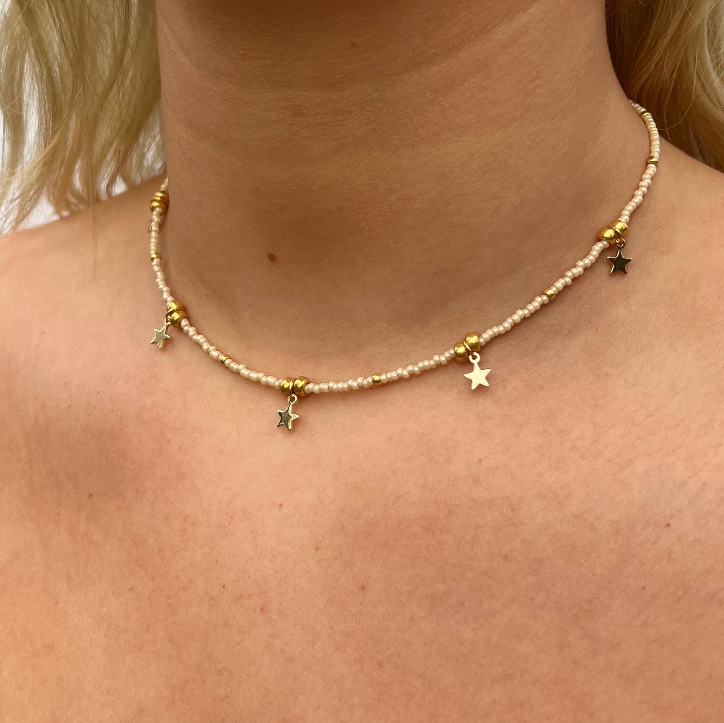 Celeste Necklace - Oatmeal