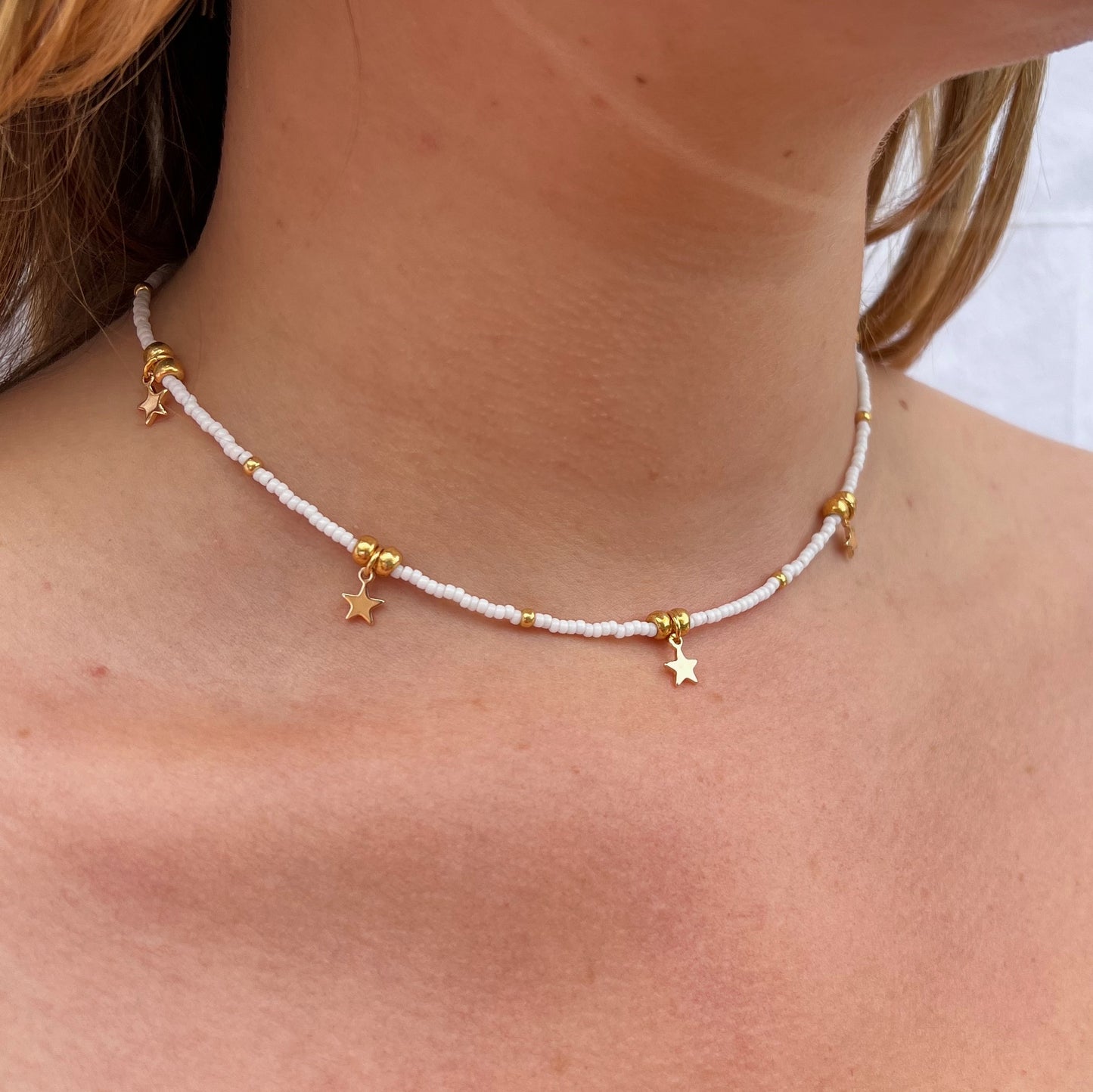 Celeste Necklace - White