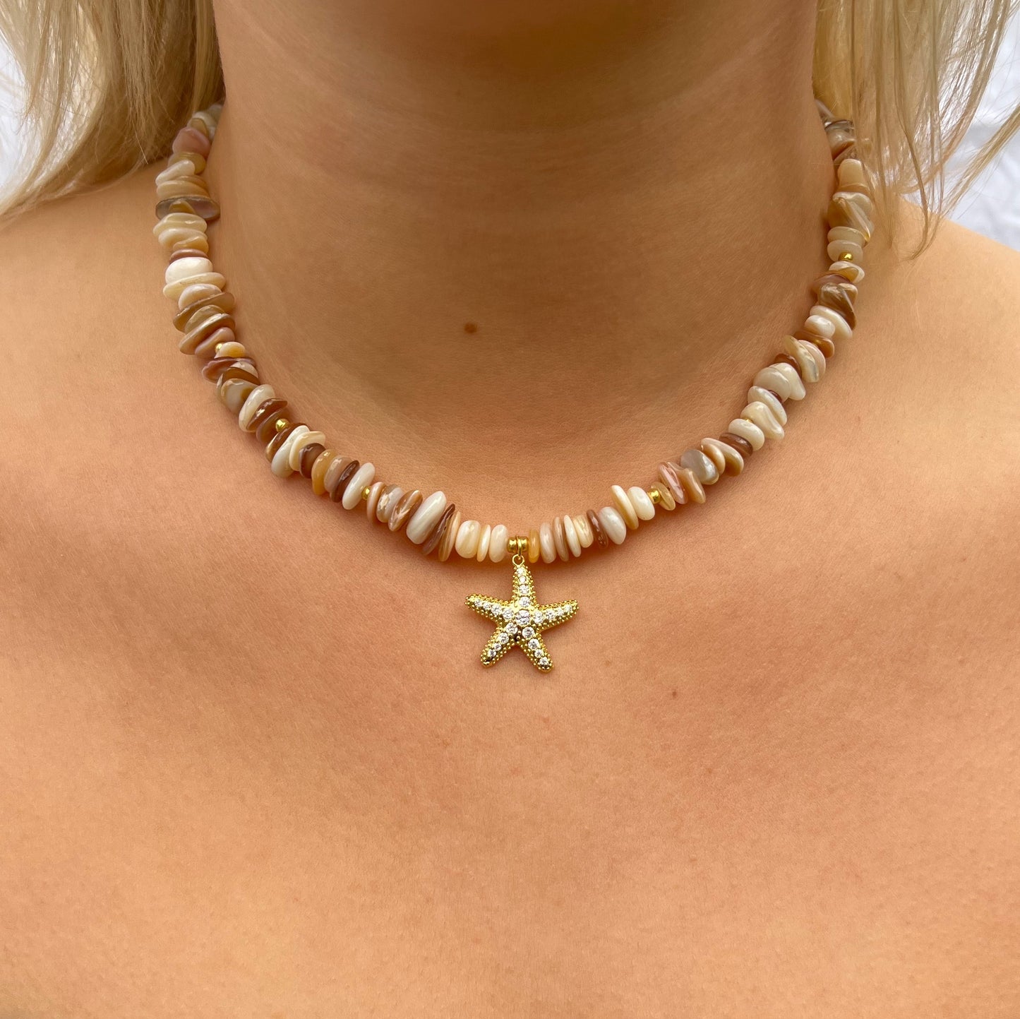 Calypso Starfish Necklace - Gold