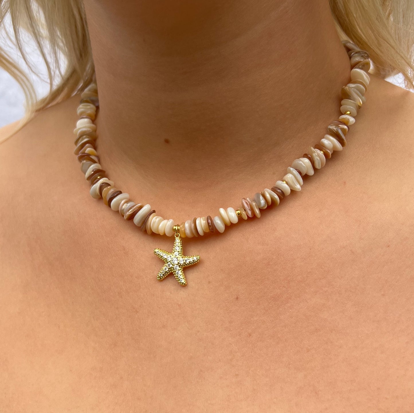 Calypso Starfish Necklace - Gold