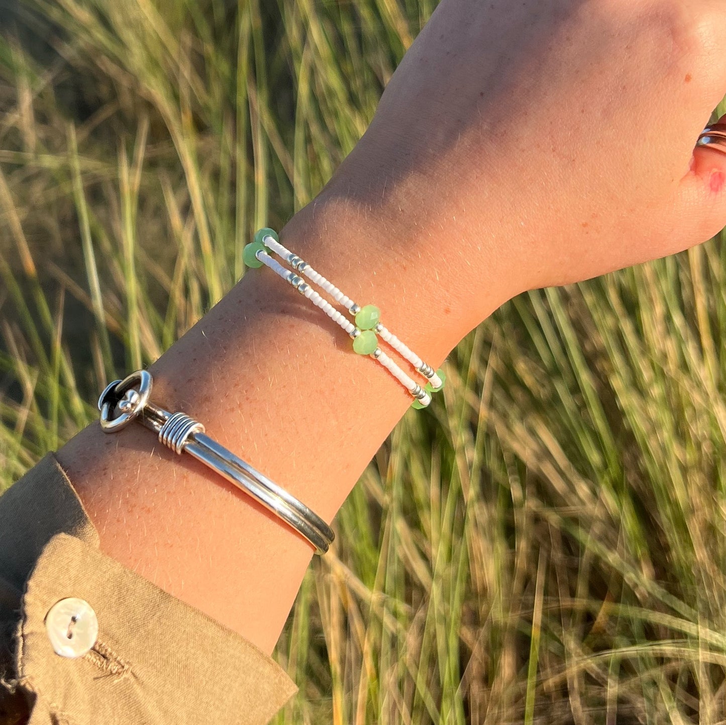 Isla Wrap Bracelet - Silver