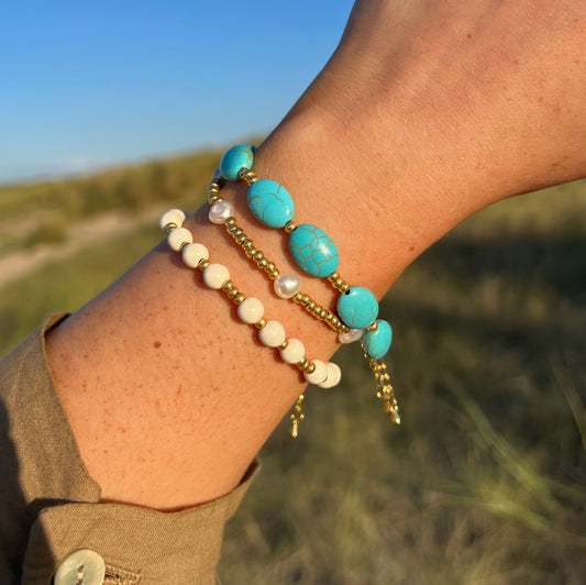 Summer Bracelet Stack - Gold