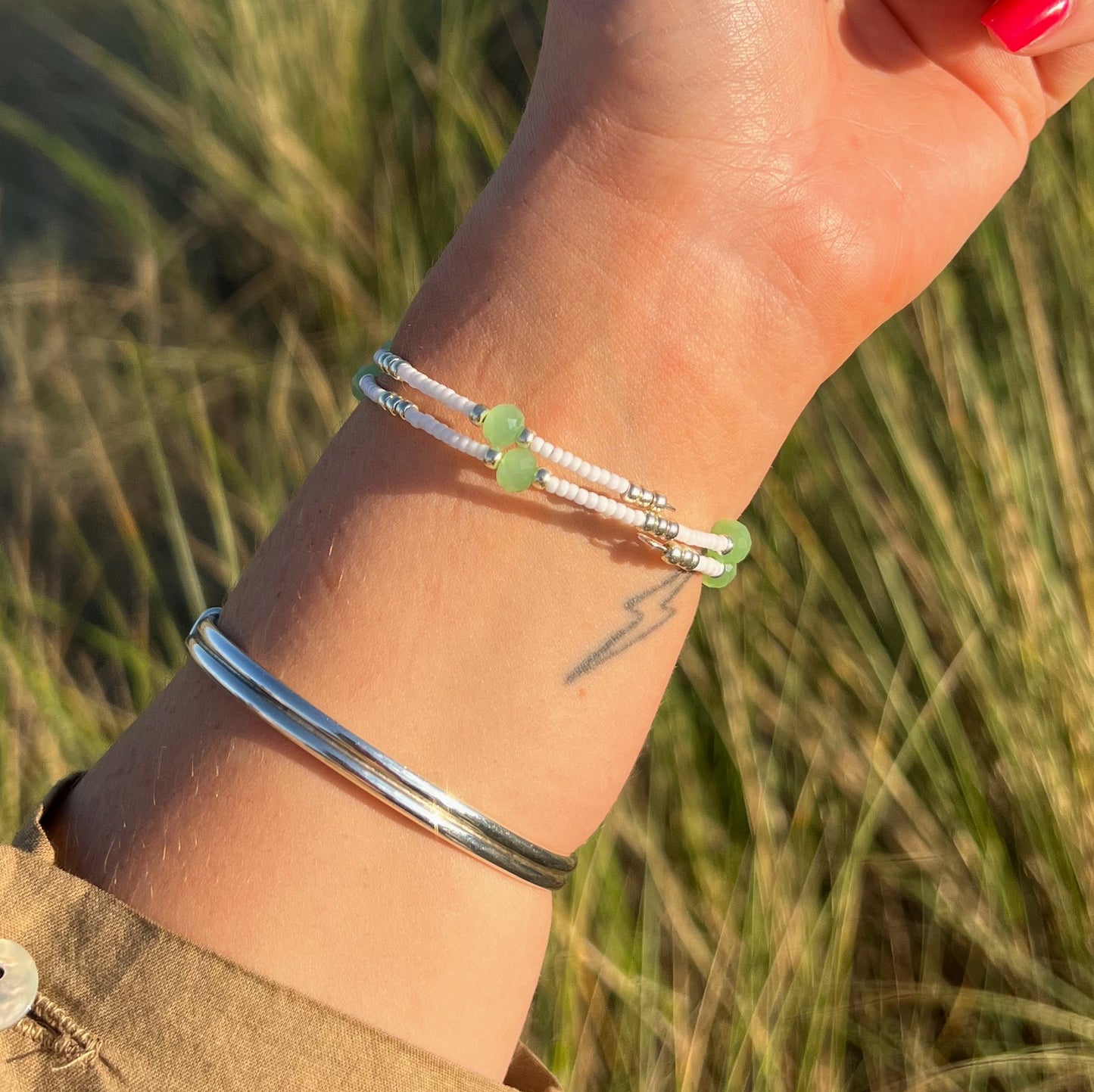 Isla Wrap Bracelet - Silver