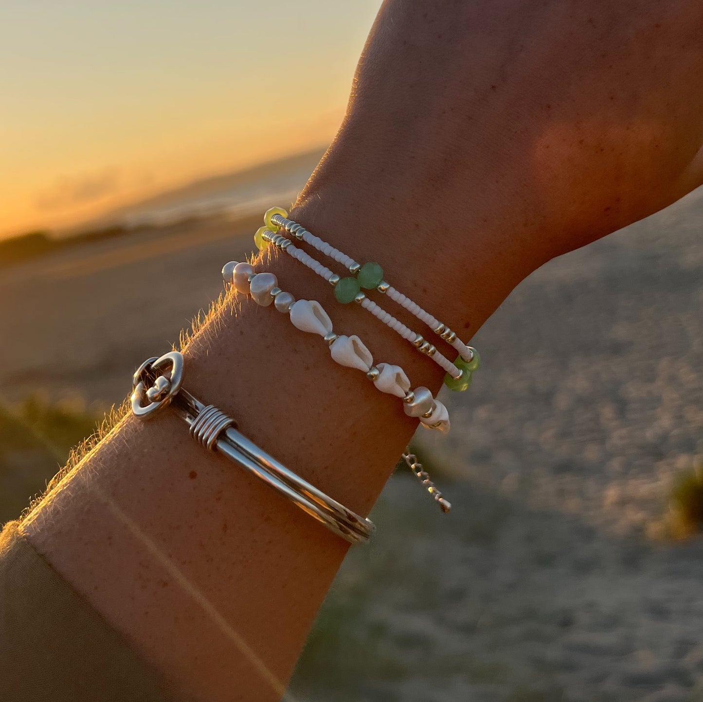 Isla Wrap Bracelet - Silver