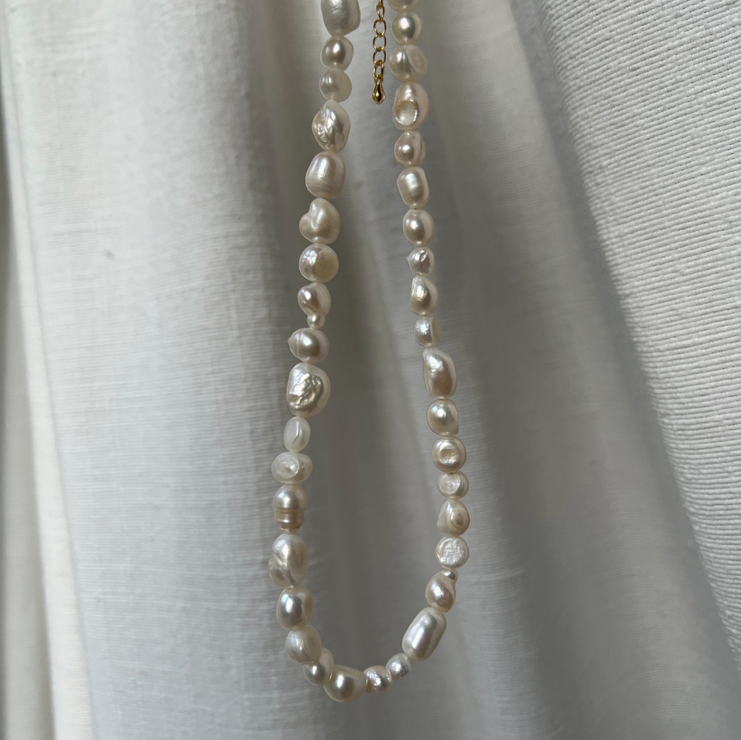 Imperfectly Perfect Pearl Necklace