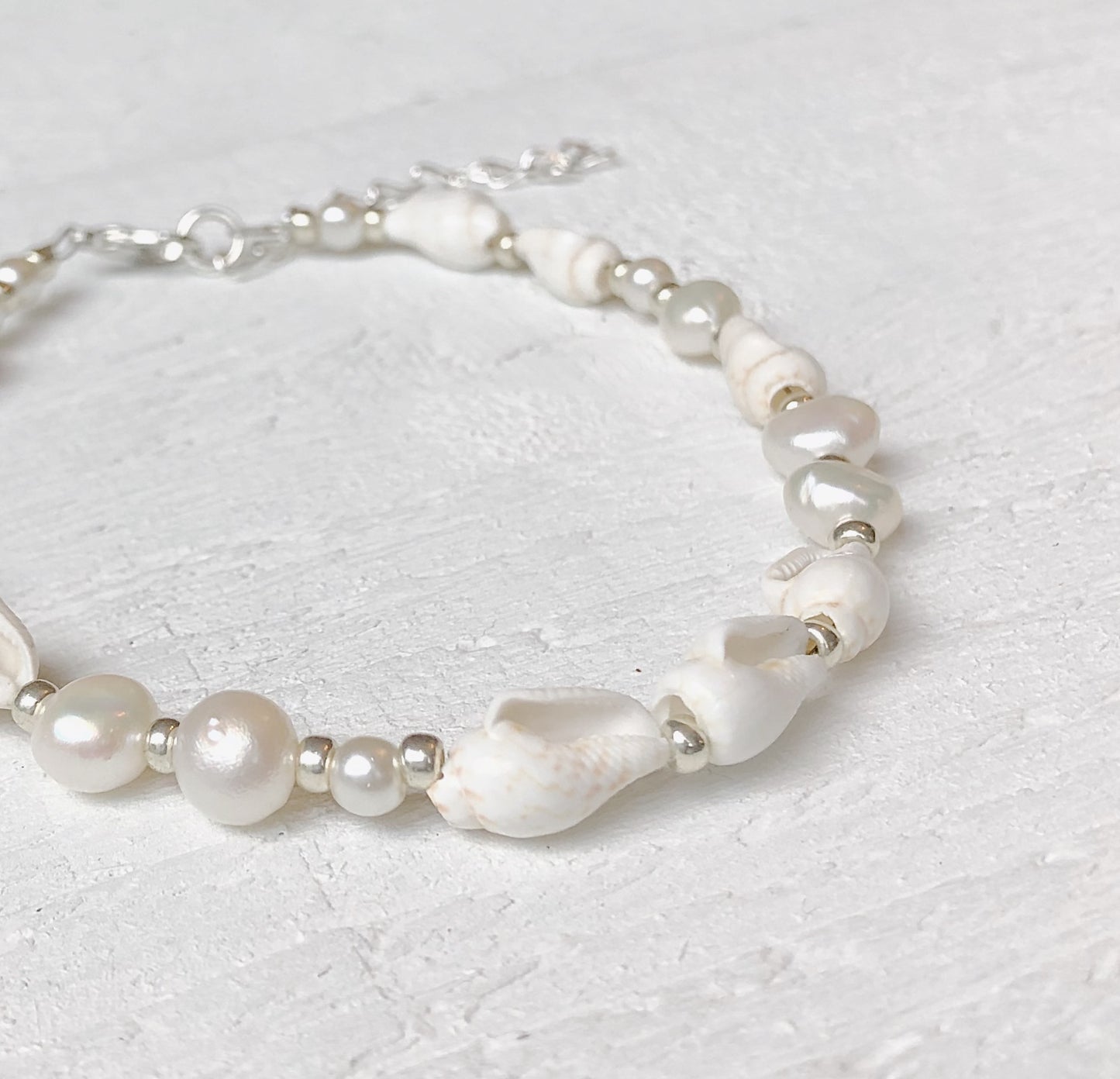 Shelly Anklet - Silver