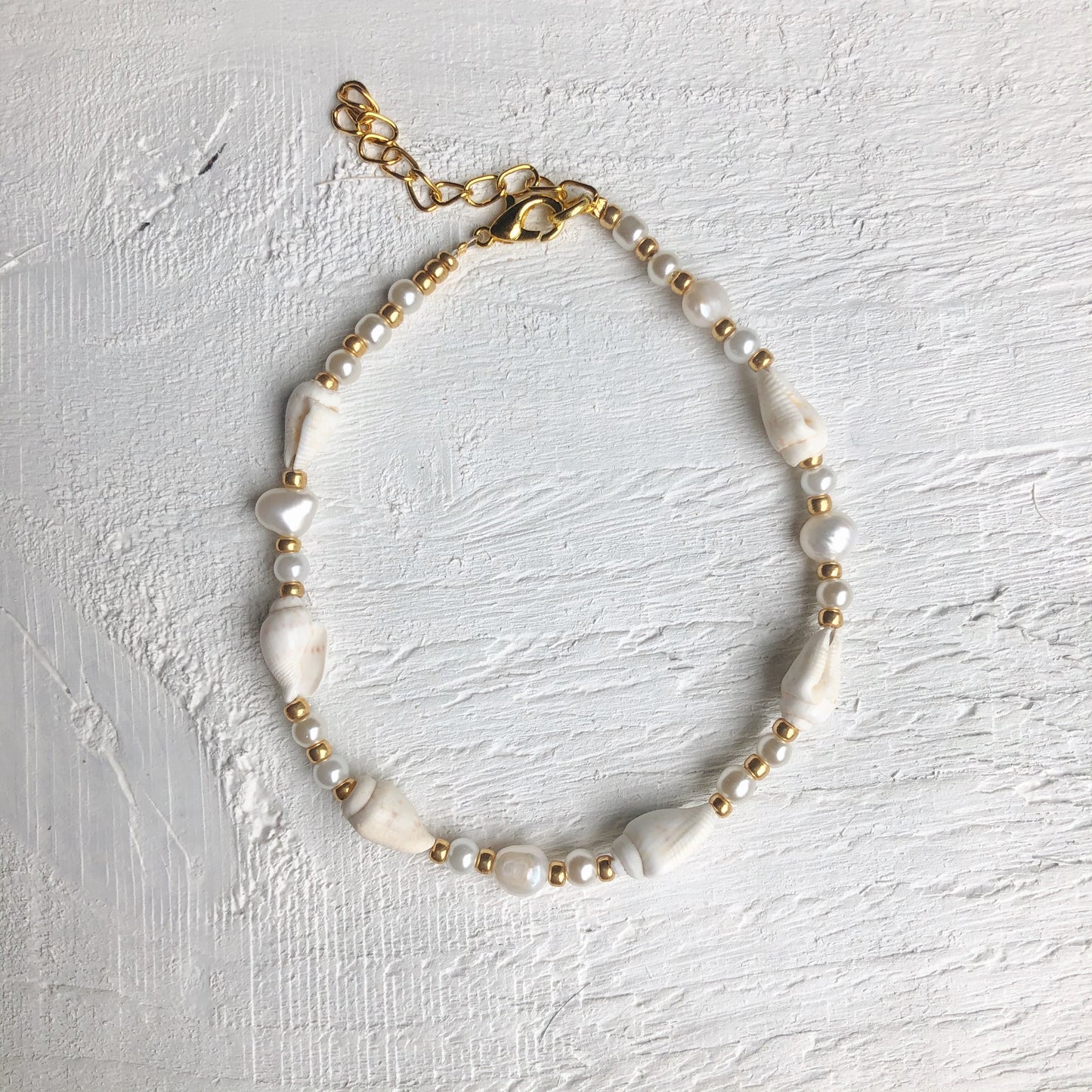 Shelly Anklet - Gold