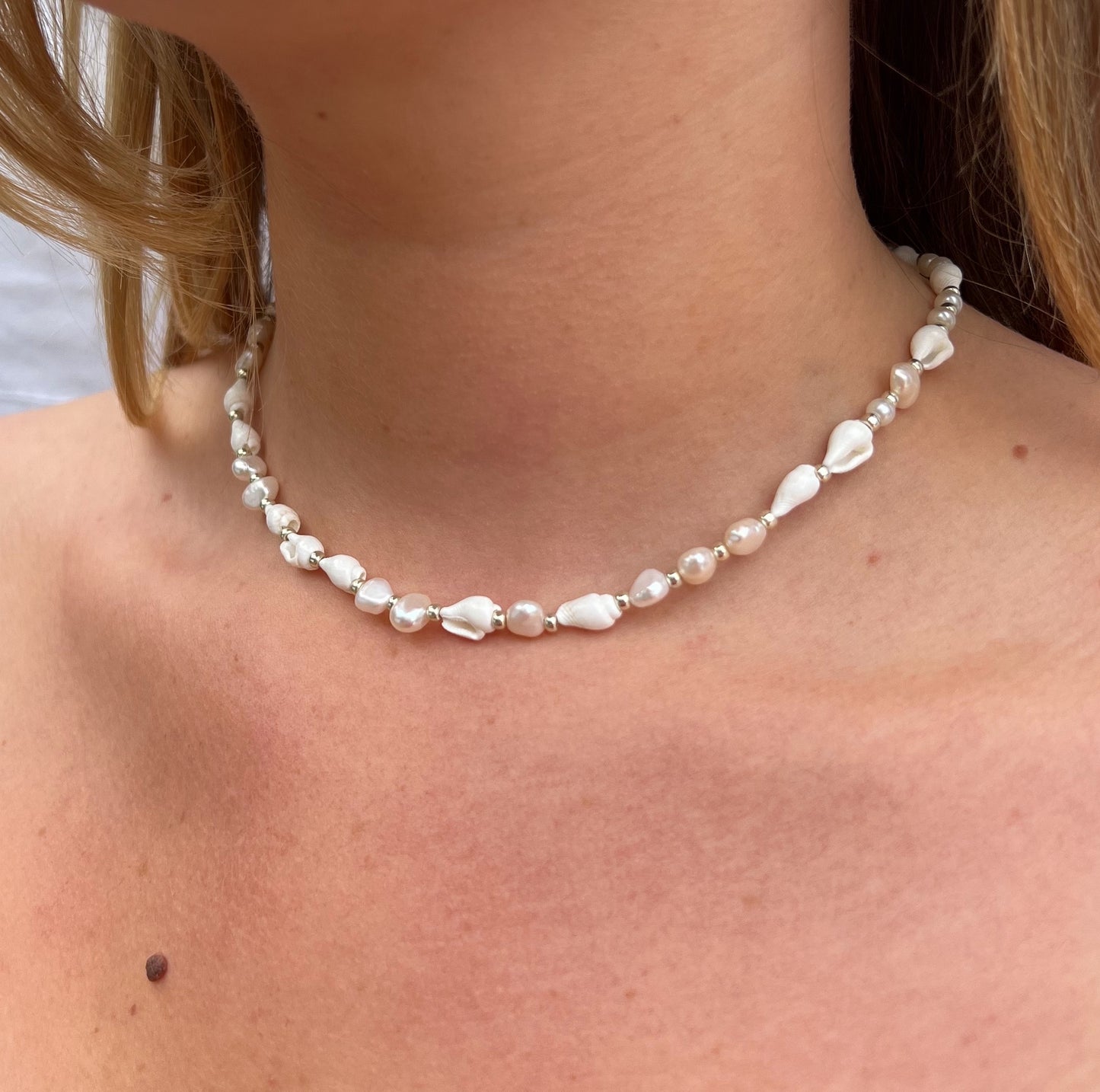 Shelly Necklace - Silver