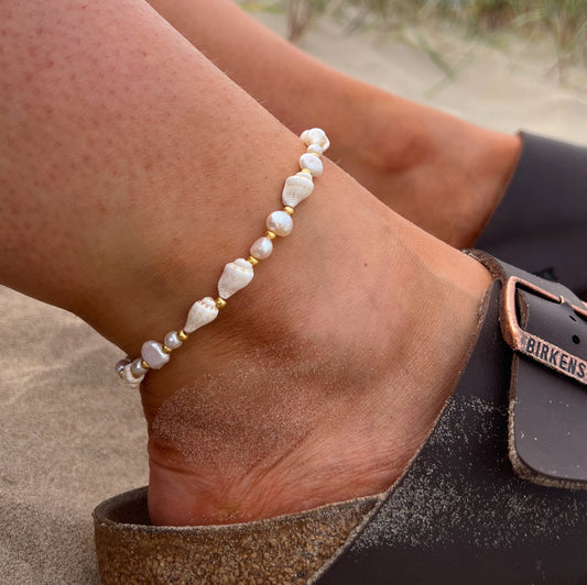 Shelly Anklet - Gold