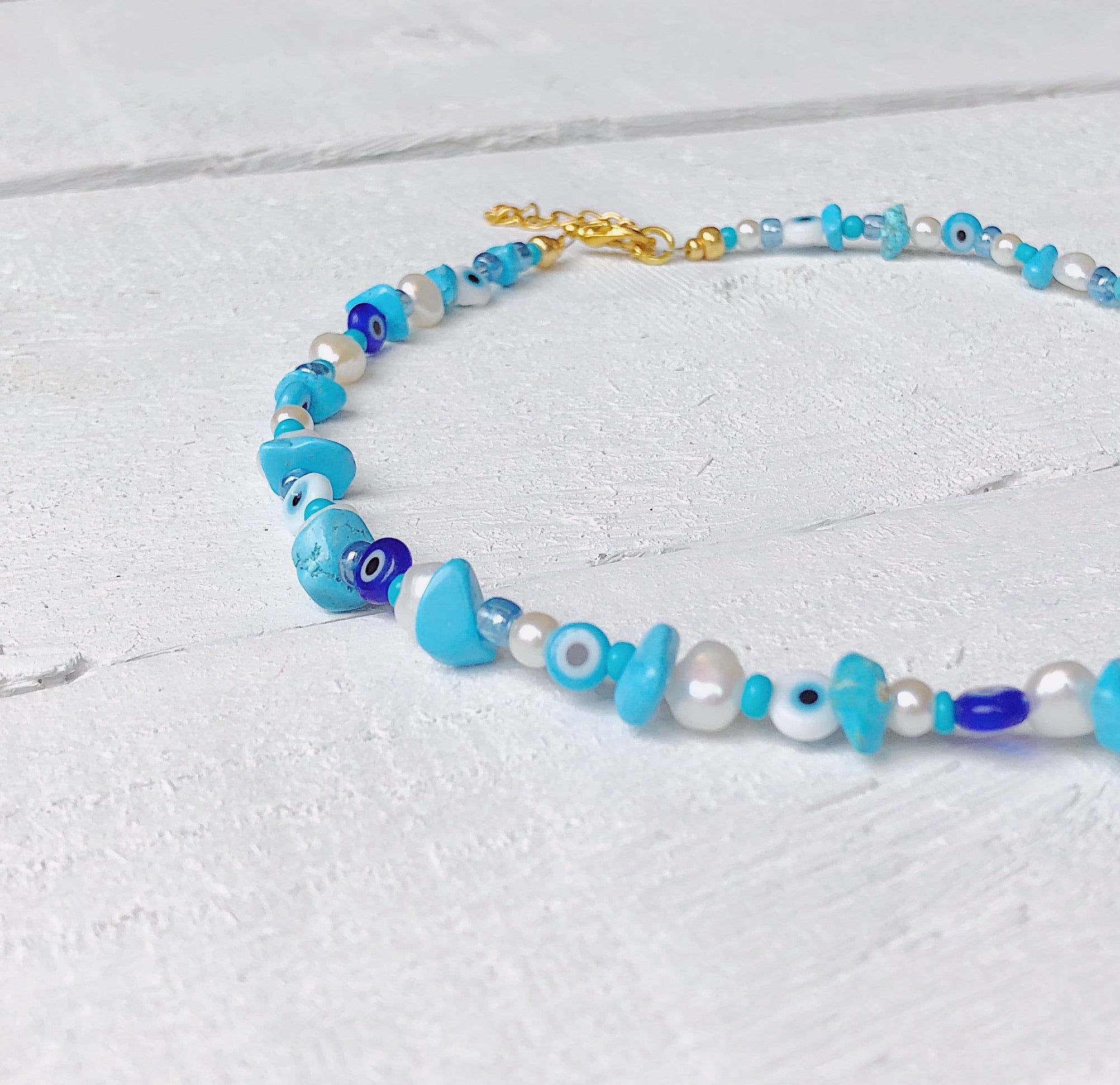 Turquoise Beach Mix Necklace